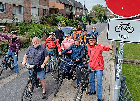 Einbahnstrasse für Radfarhrer frei