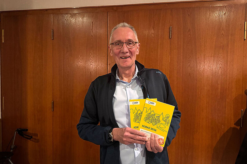 Jürgen Krupp bei der Vorstellung des neuen KORAD 2026